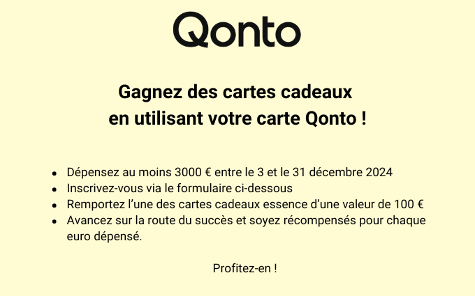 FRANCE - MASTERCARD - QONTO - TRANSPORTS